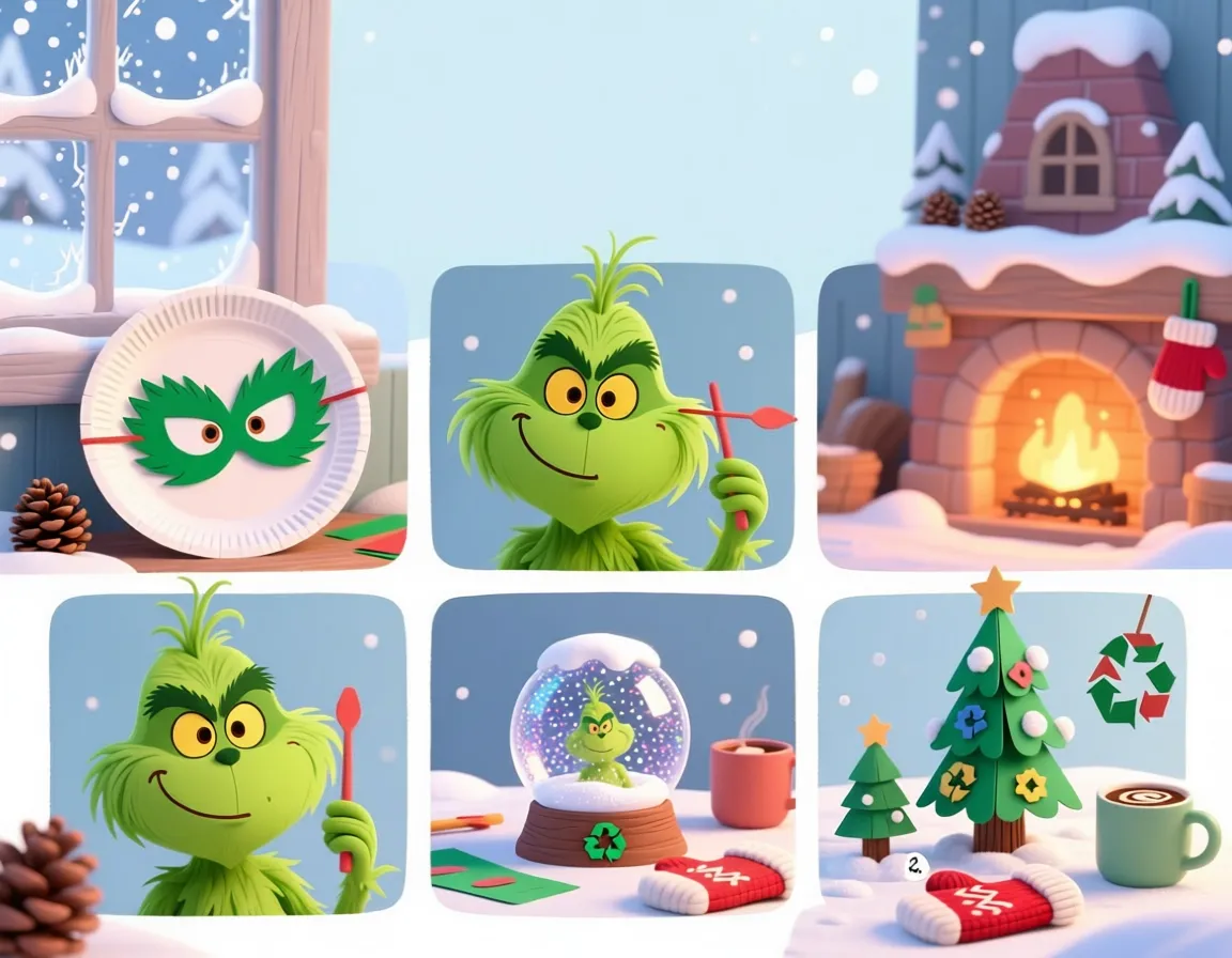 Grinch Crafts for Kids