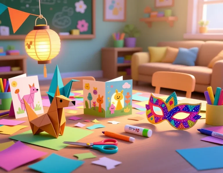 Easy DIY Paper Crafts for Kids