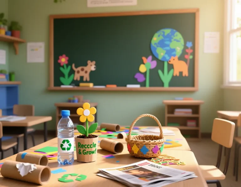 Recycled Crafts Kids Projects