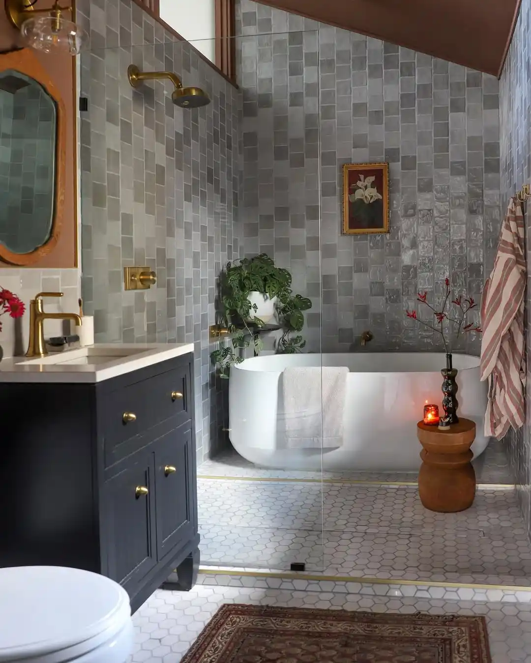 Board and Batten Wall Bathroom