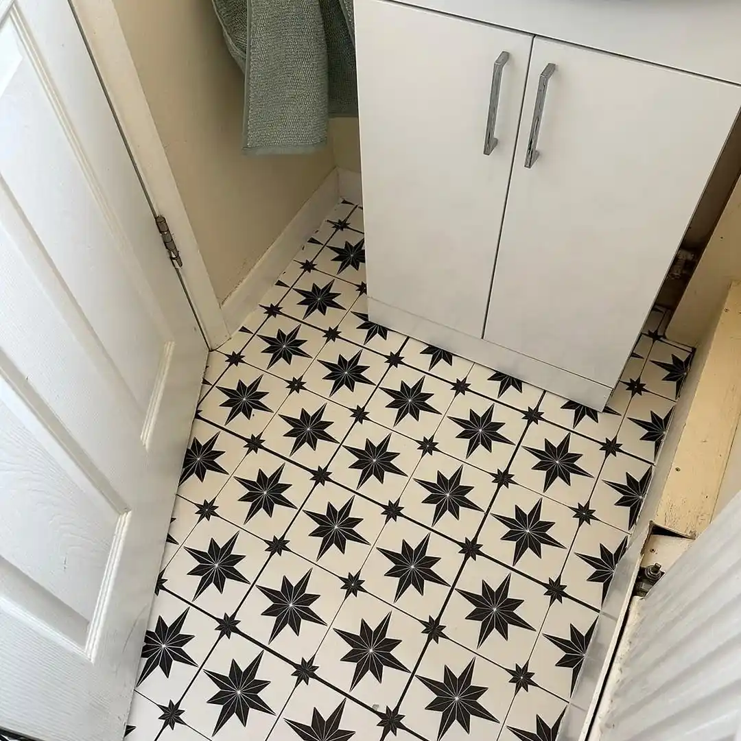 Floor Tile Bathroom DIY
