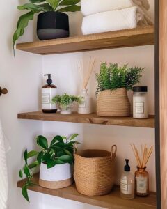 DIY Bathroom Shelves