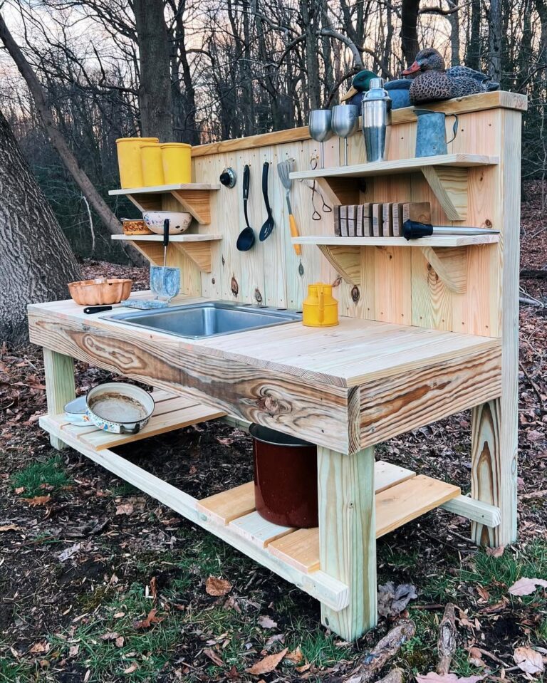 DIY Mud Kitchen