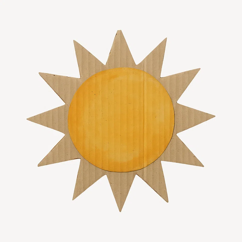 Cardboard Sun Craft Ideas
