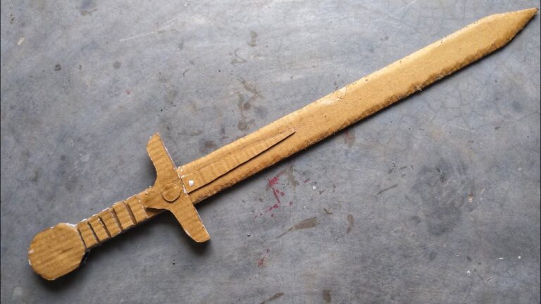 Cardboard Swords DIY
