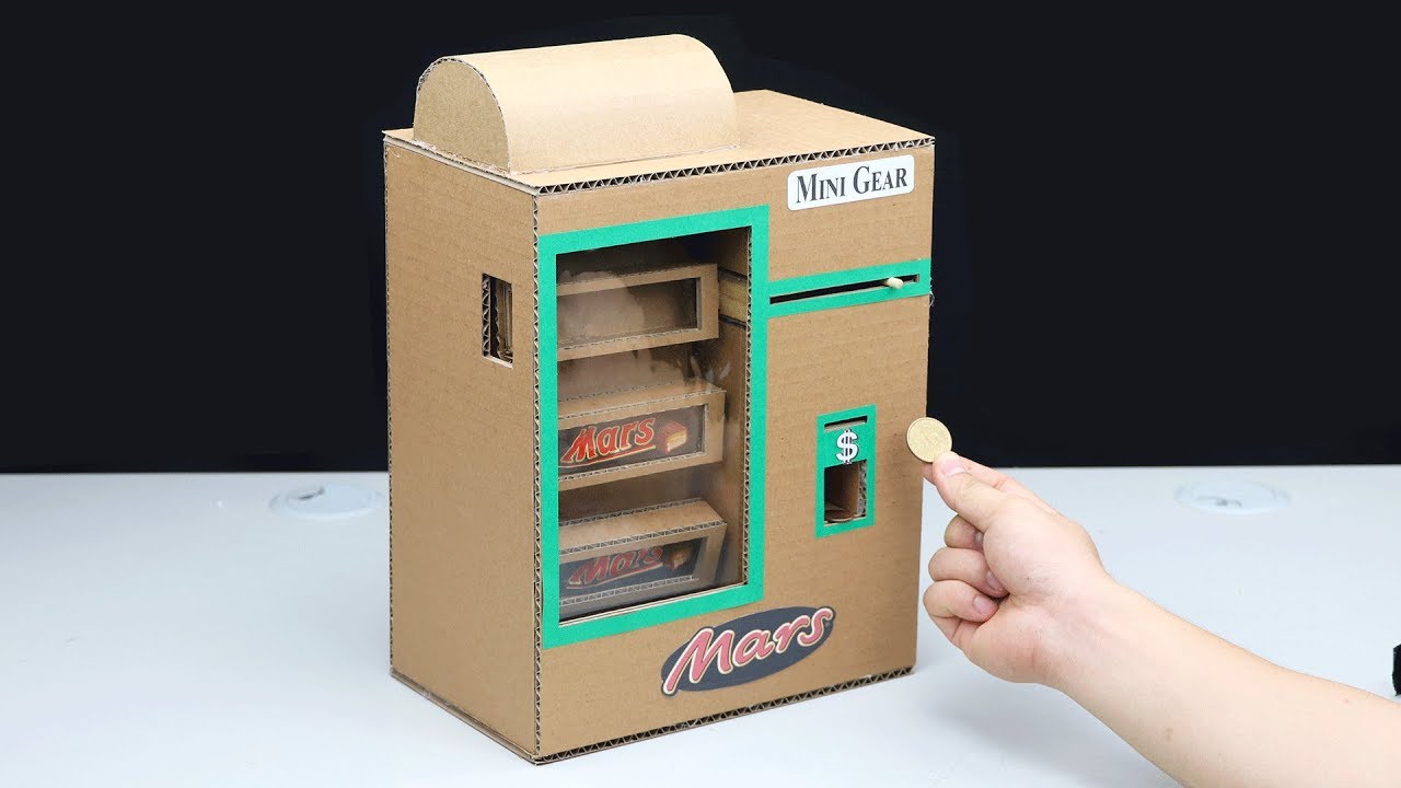 DIY Cardboard Vending Machine Ideas