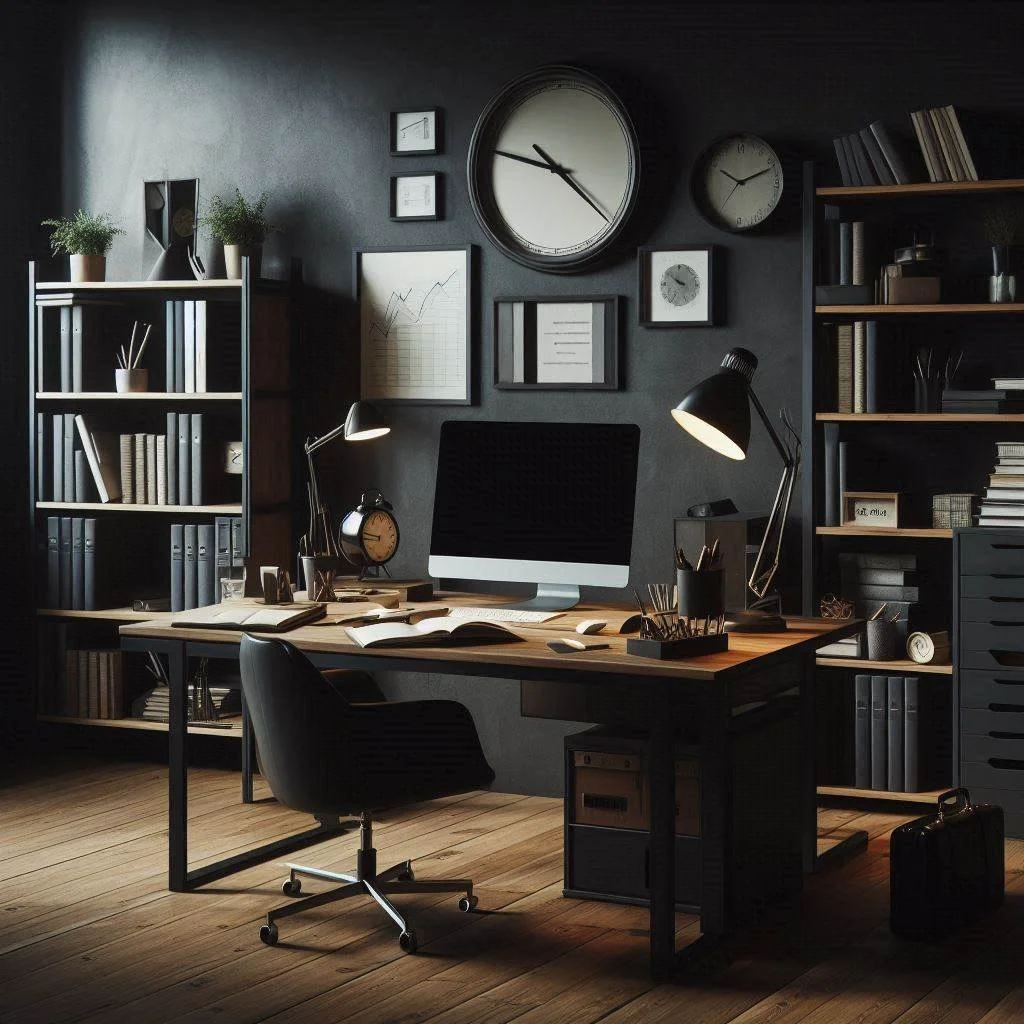 Dark Office Aesthetic Ideas