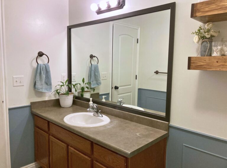 DIY Bathroom Mirror Frame Ideas