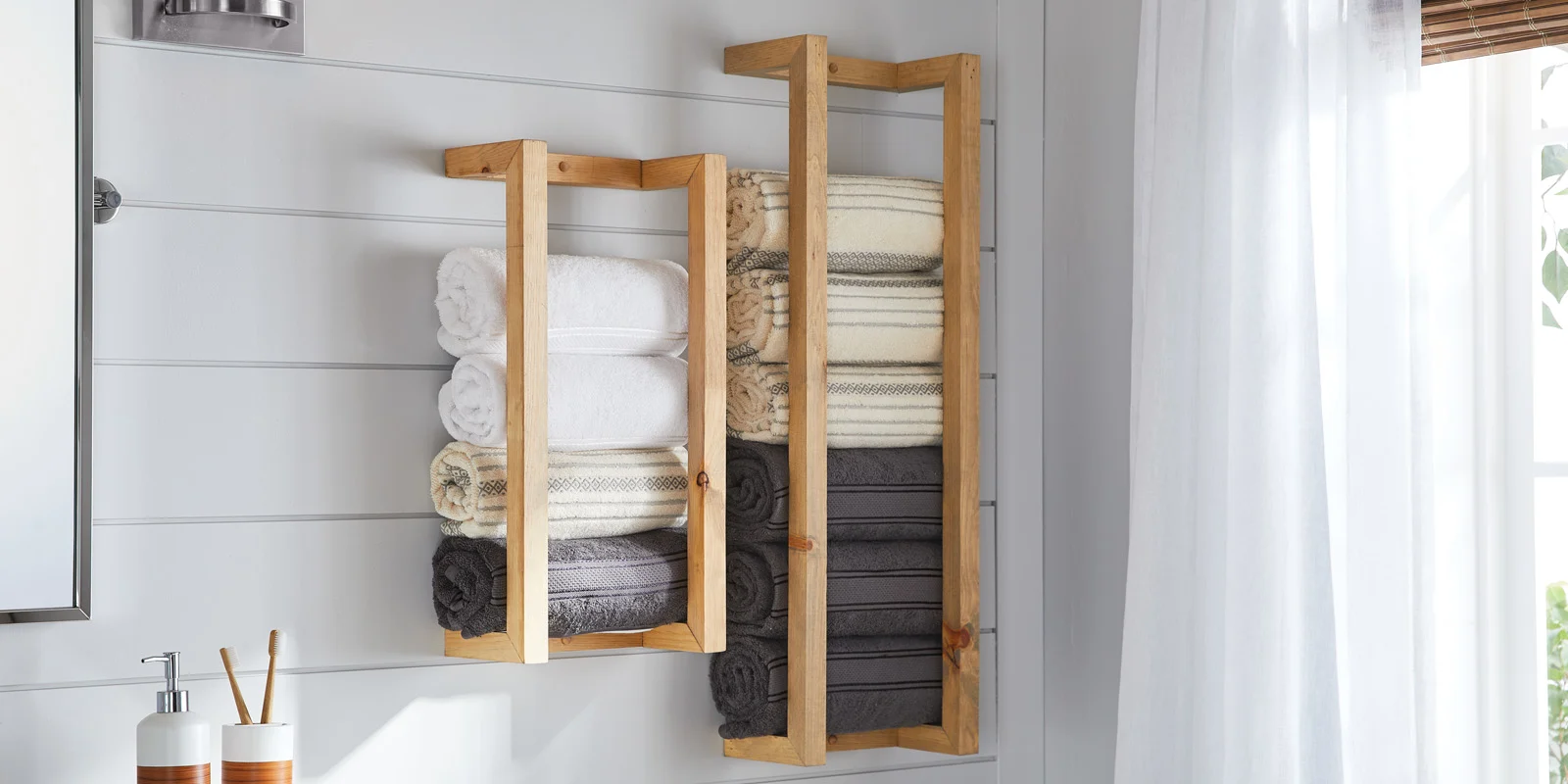 DIY Towel Holder Bathroom Ideas