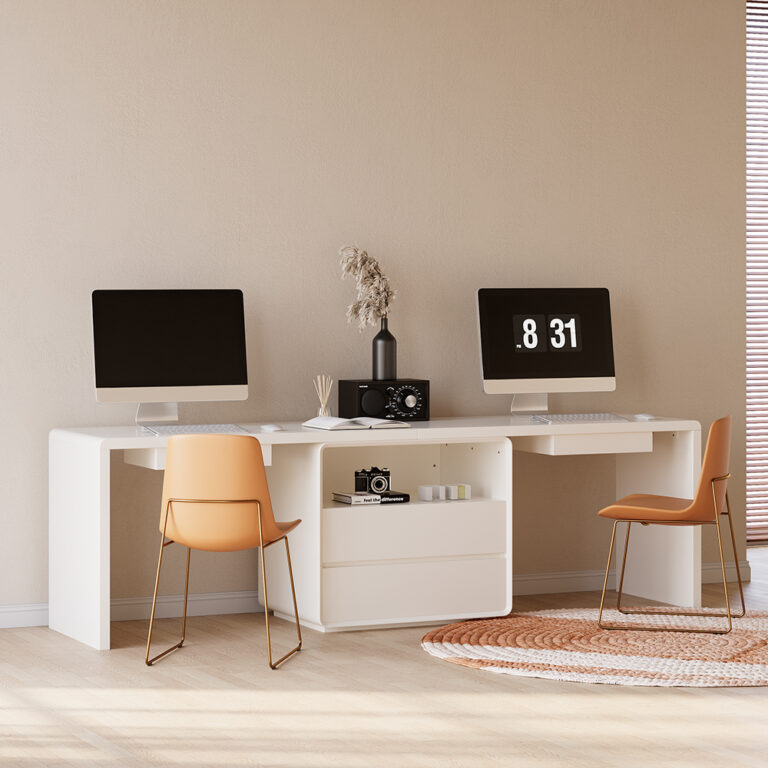 Double Desk Home Office