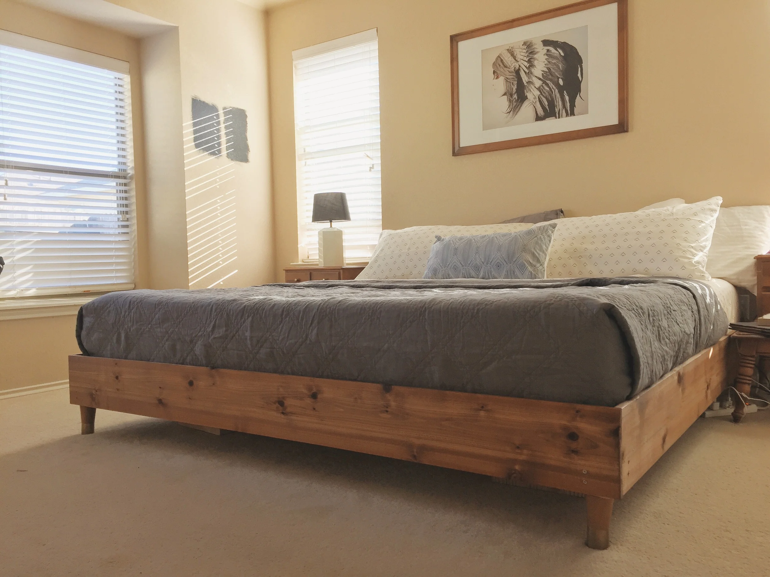DIY King Size Bed Frame Ideas