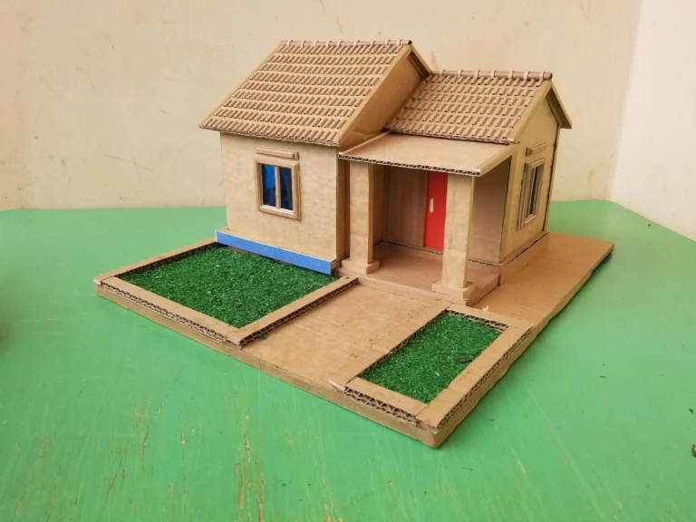 Mini Cardboard House Ideas